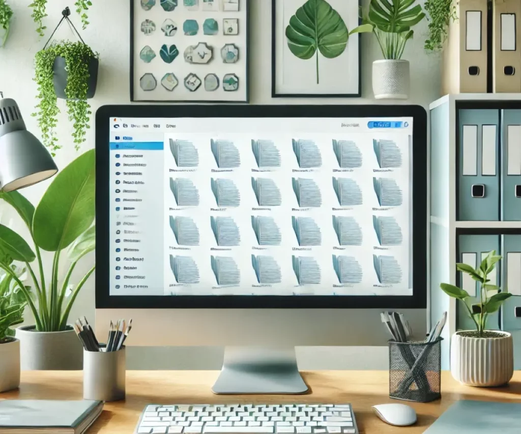 Utilisation de dossiers numériques en entreprise