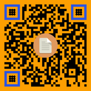 Code QR coordonnées contacts Secrétariat Indépendant pour services de secrétariat externalisé