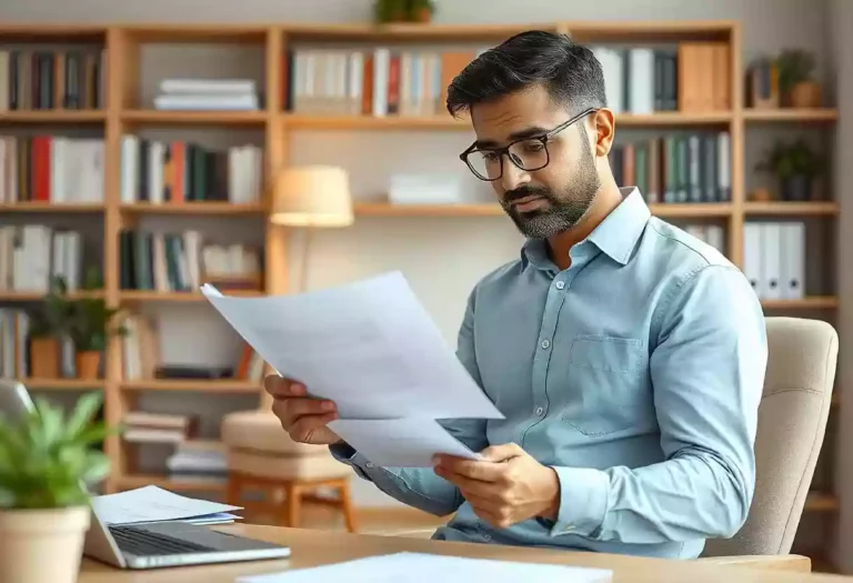 Professionnel libéral gérant ses factures