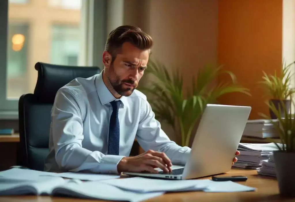 Professionnel libéral gérant sa facturation