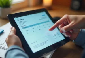Utilisation d'un logiciel de facturation électronique en Belgique sur tablette